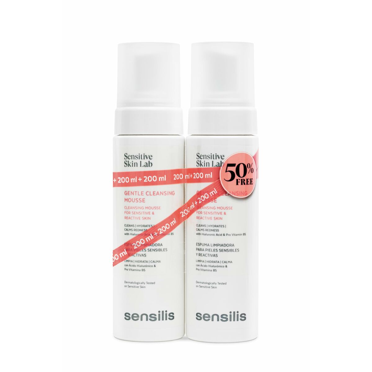 Rengöringsskum Sensilis   2 x 200 ml Lugnande
