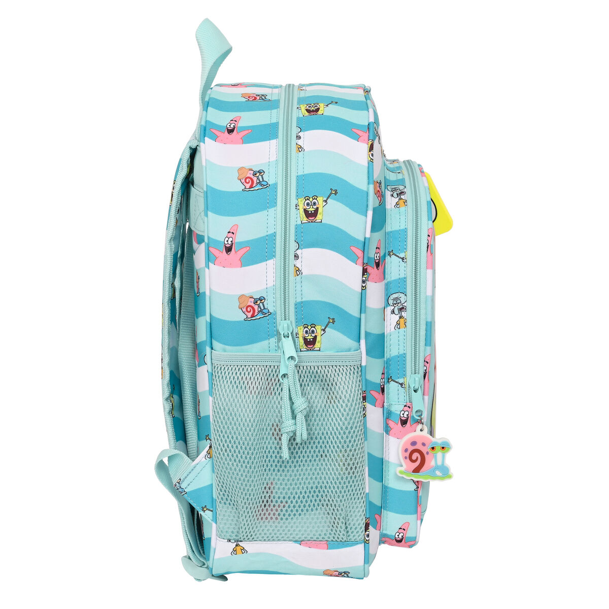 Skolryggsäck Spongebob Stay positive Blå Vit 32 x 38 x 12 cm - 2