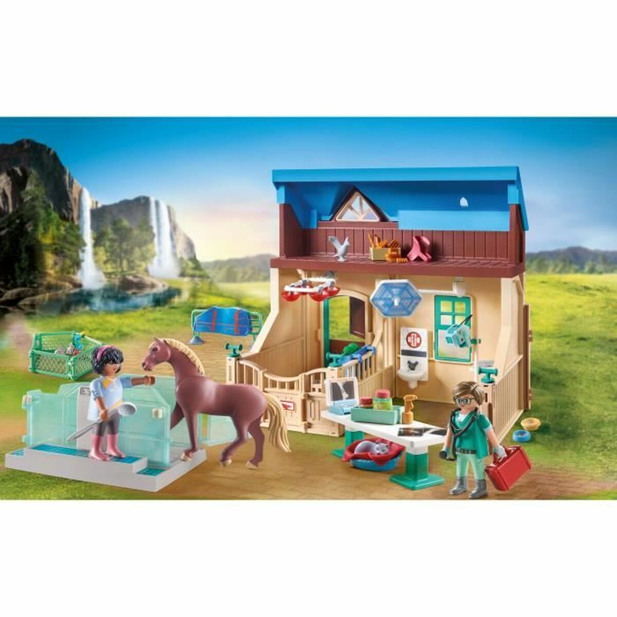Playset Playmobil Horses of Waterfall 71352 - 2