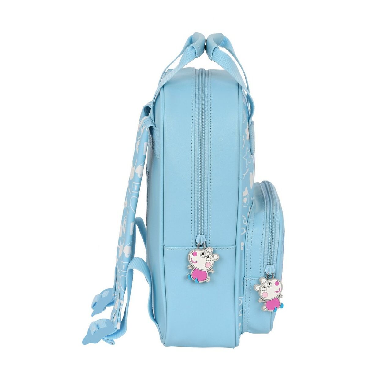 Barnryggsäck Peppa Pig Baby Ljusblå (20 x 28 x 8 cm) - 3