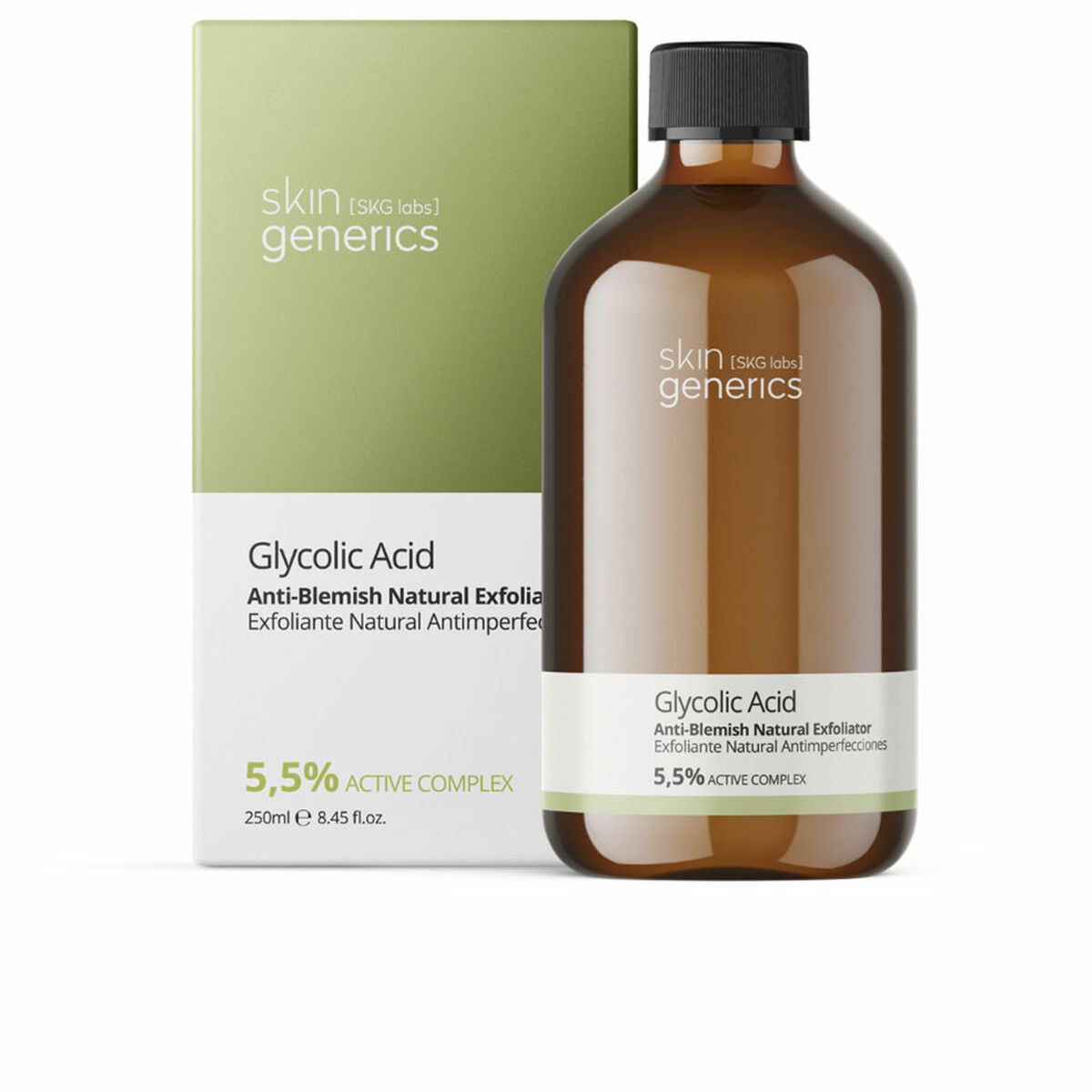Ansiktsskrubb Skin Generics Glycolic Acid 250 ml Glykolsyra
