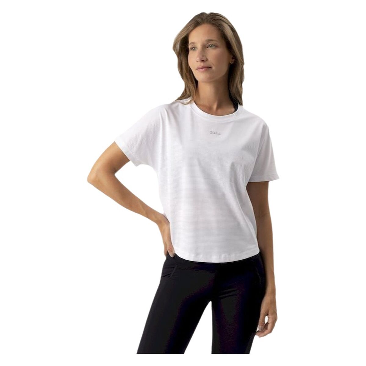 T-shirt med kortärm Dam Ditchil Aria Vit