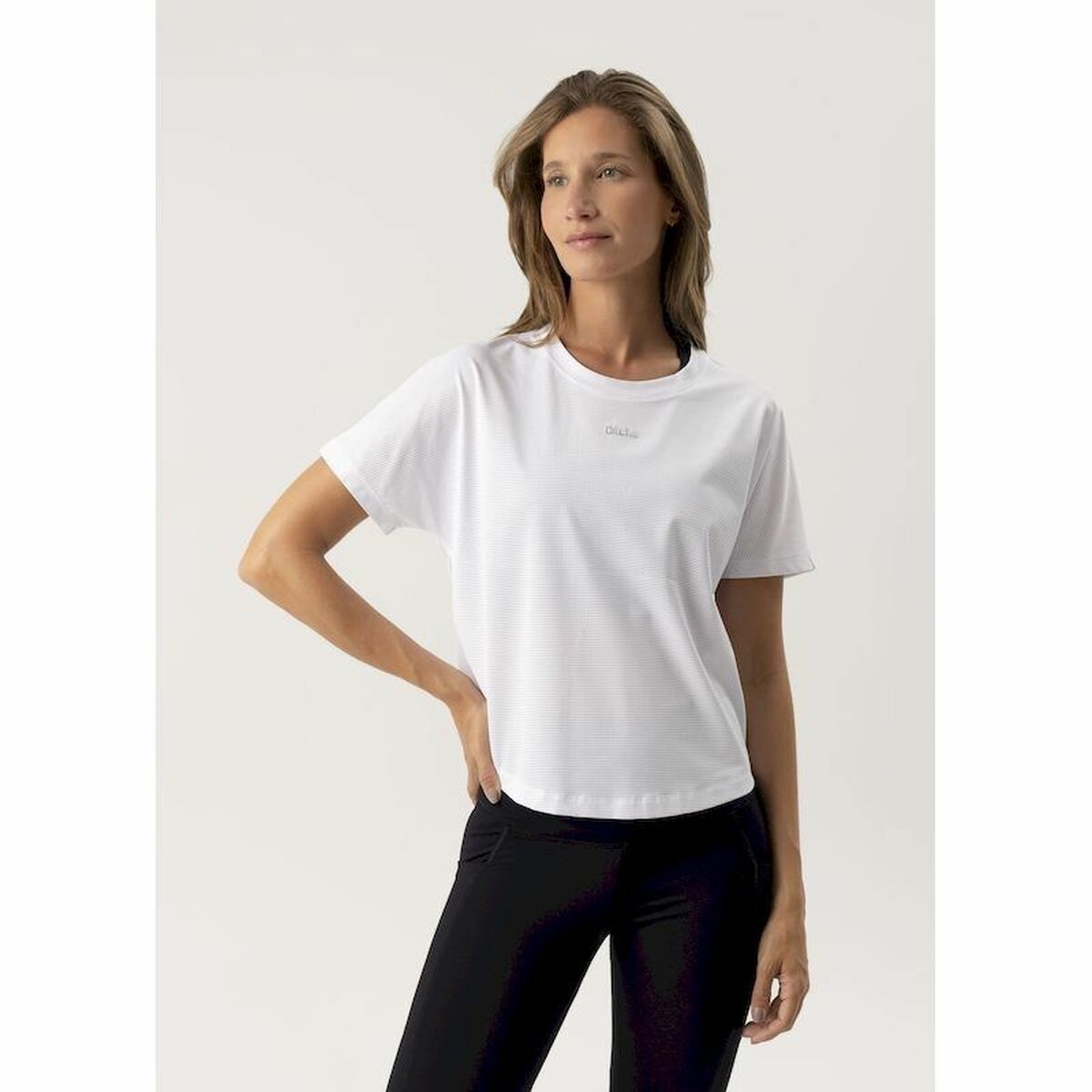 T-shirt med kortärm Dam Ditchil Aria Vit - 2