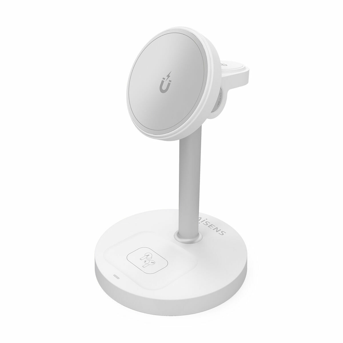 Trådlös laddare Aisens USB-C 3IN1 15WACCS Vit 15 W 50 W