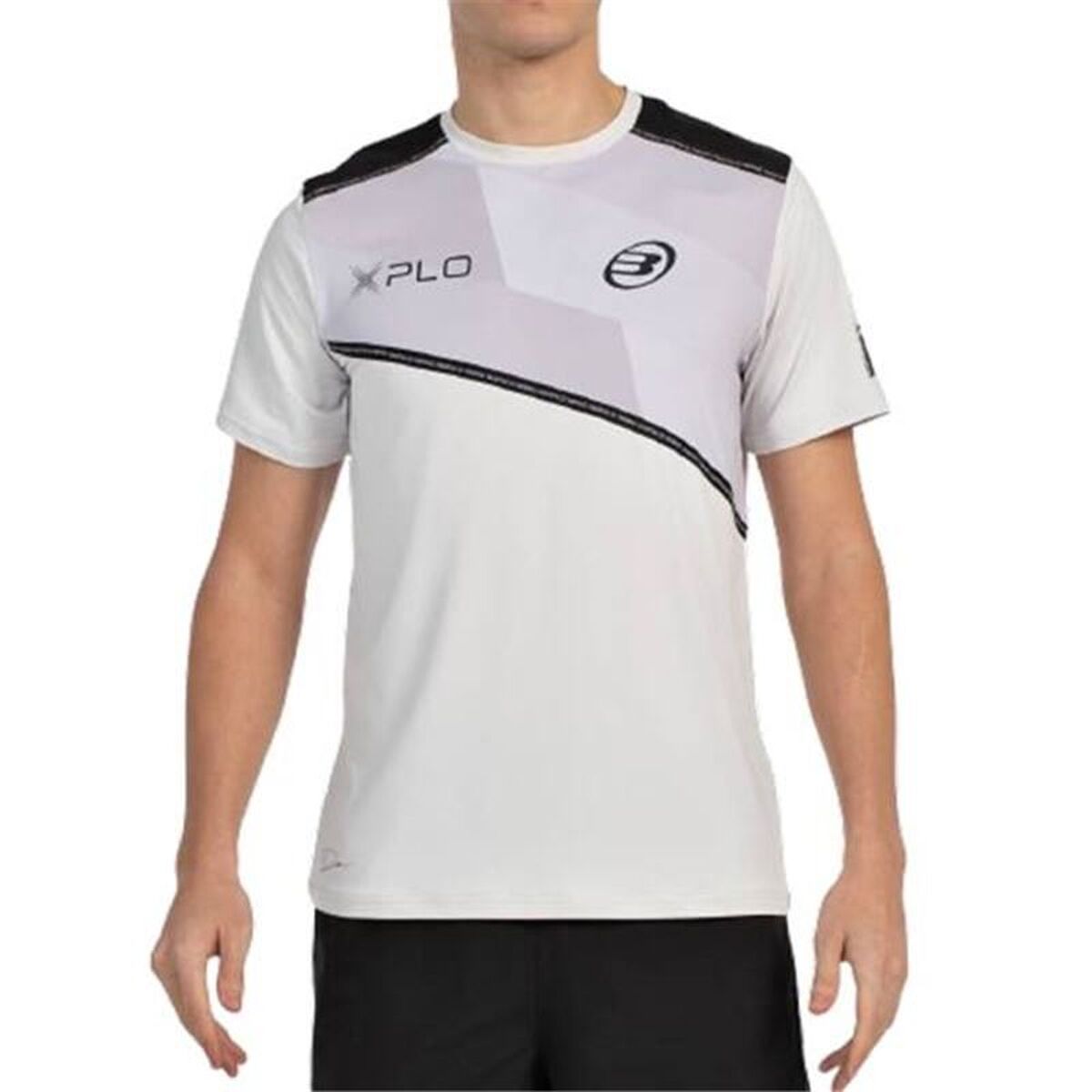 T-shirt med kortärm Herr Bullpadel Dinneno 25V Ljusgrå Padel