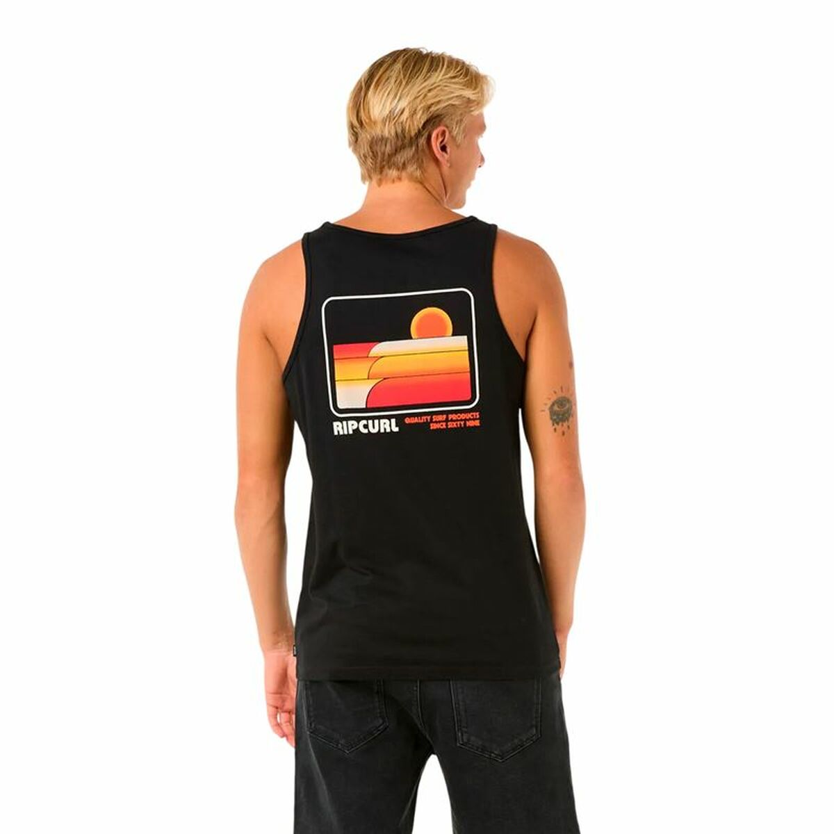 Tanktop, Herr Rip Curl Casual Revival Peaking Tank Svart - 2