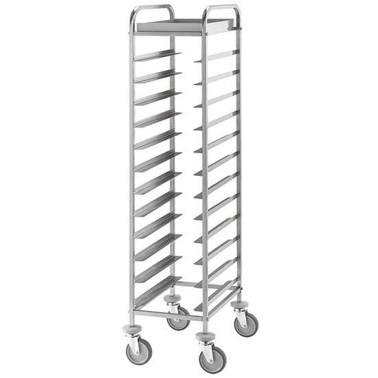 Vagn för GN Kantin (behållare), 12x GN 1/1, h 110 mm