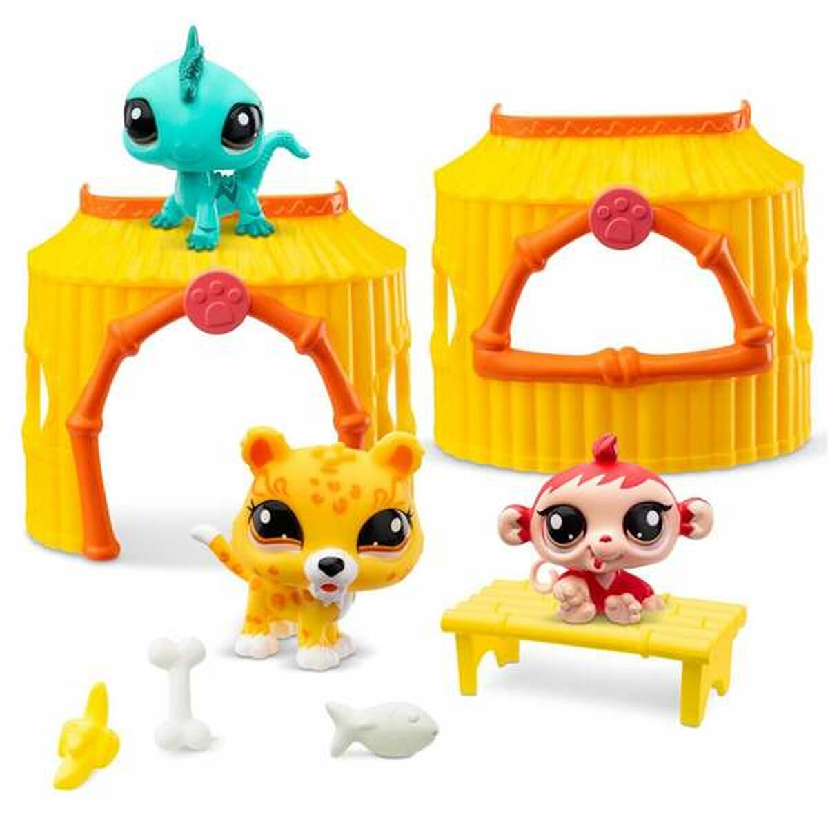 Playset Bandai Littlest Pet Shop 8 Delar - 2
