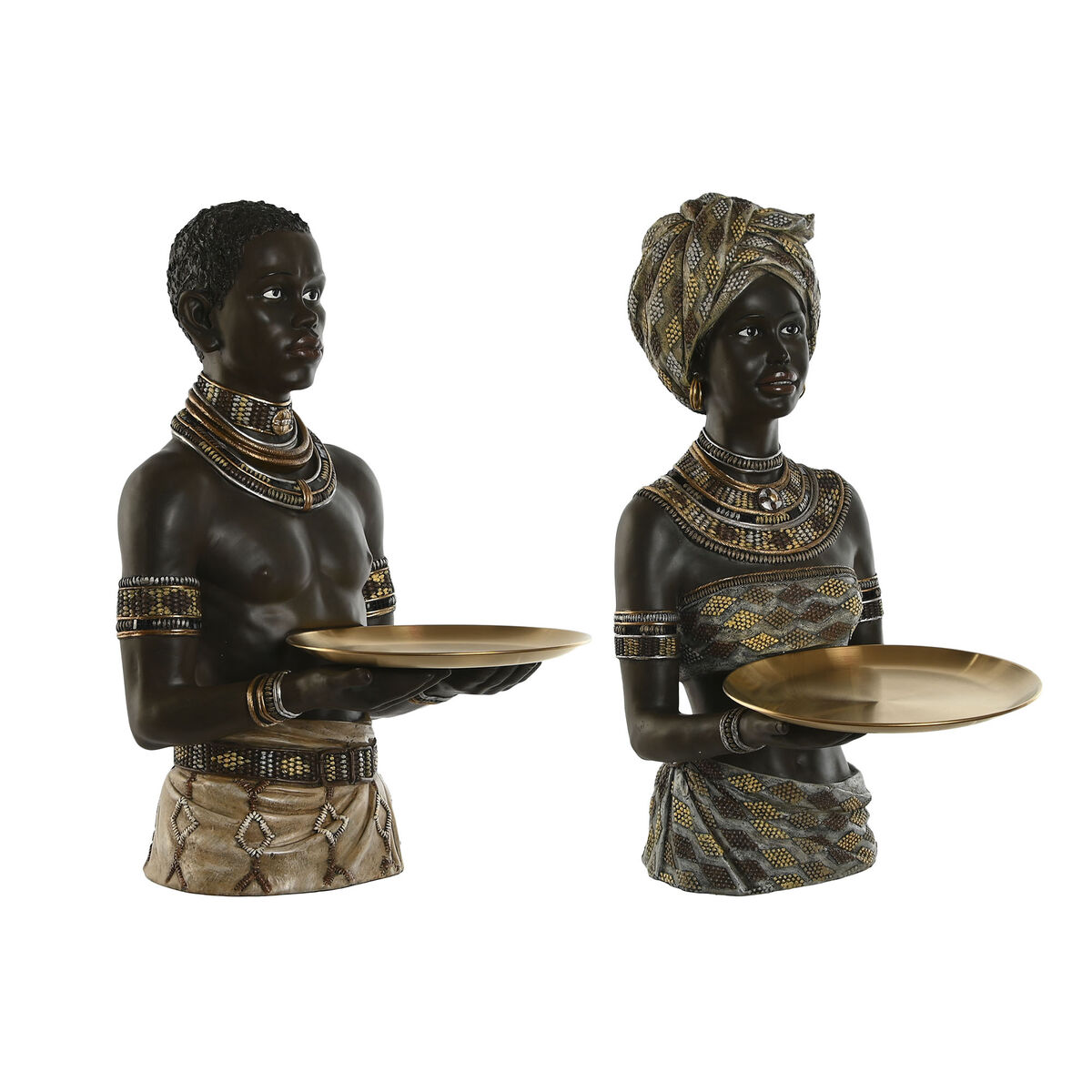 Prydnadsfigur Home ESPRIT (2 antal)
