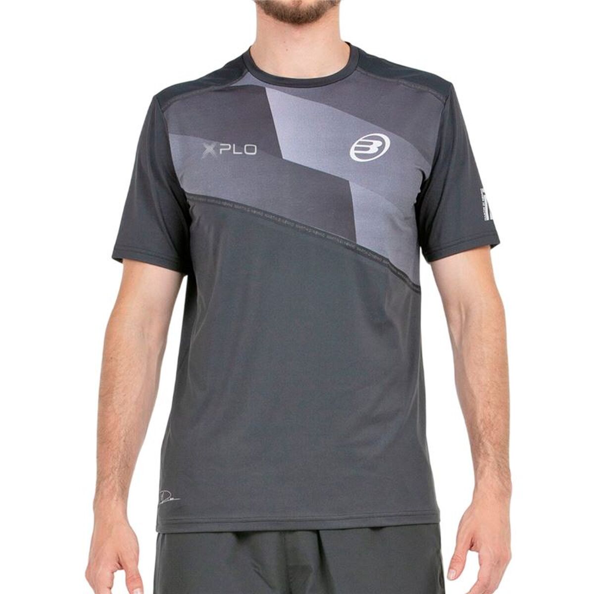 T-shirt med kortärm Herr Bullpadel Dinneno 25V Ljusgrå Padel
