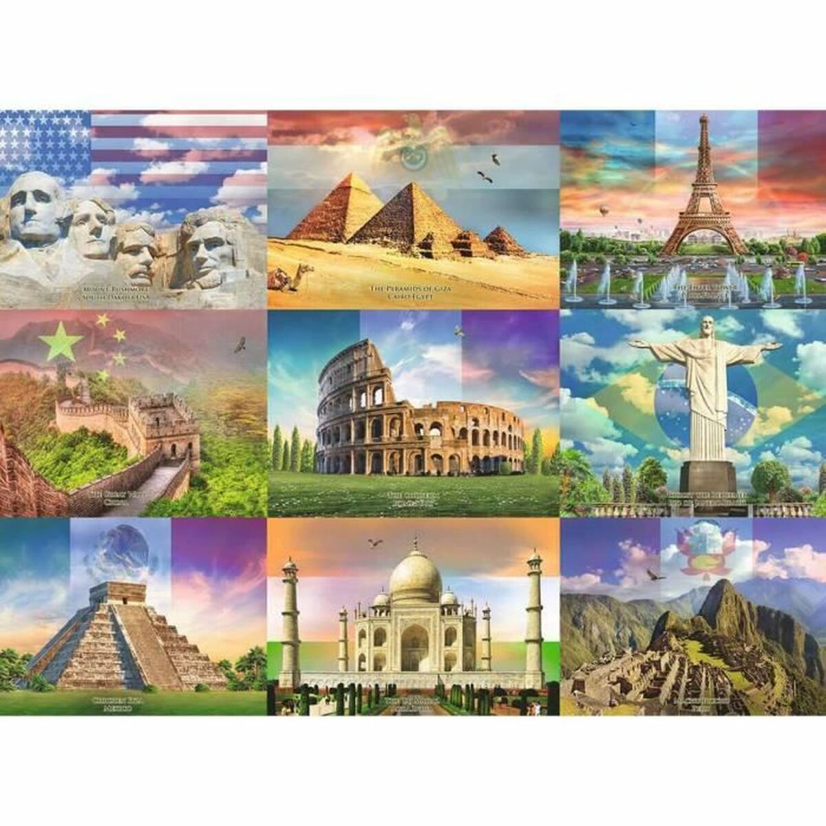Pussel Ravensburger 13290 XXL Monumentos del mundo 200 Delar - 2