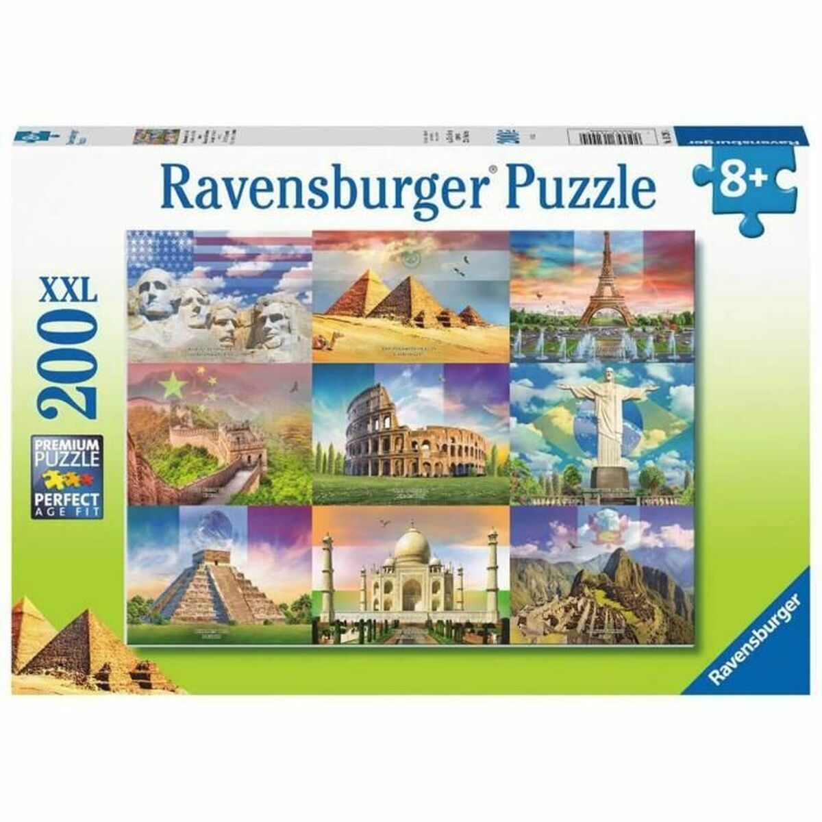 Pussel Ravensburger 13290 XXL Monumentos del mundo 200 Delar