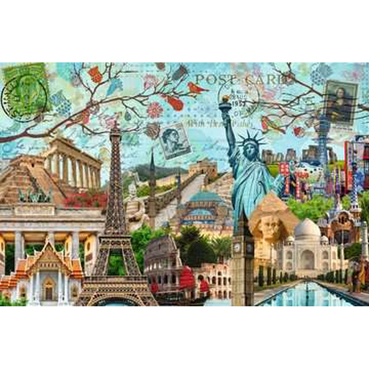Pussel Ravensburger 17118 Big Cities Collage 5000 Delar - 2