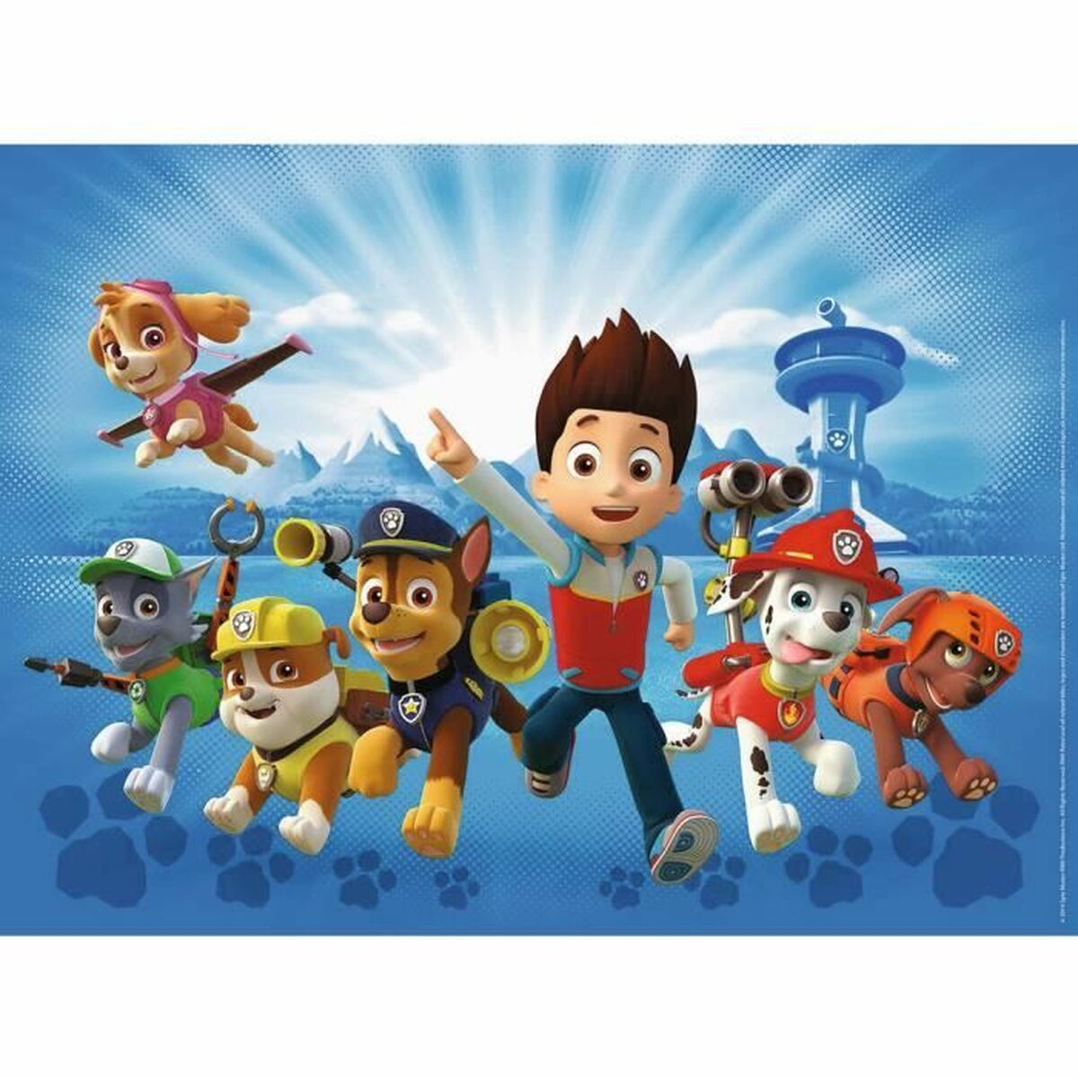 Pussel The Paw Patrol Ravensburger 10899 XXL 100 Delar - 2