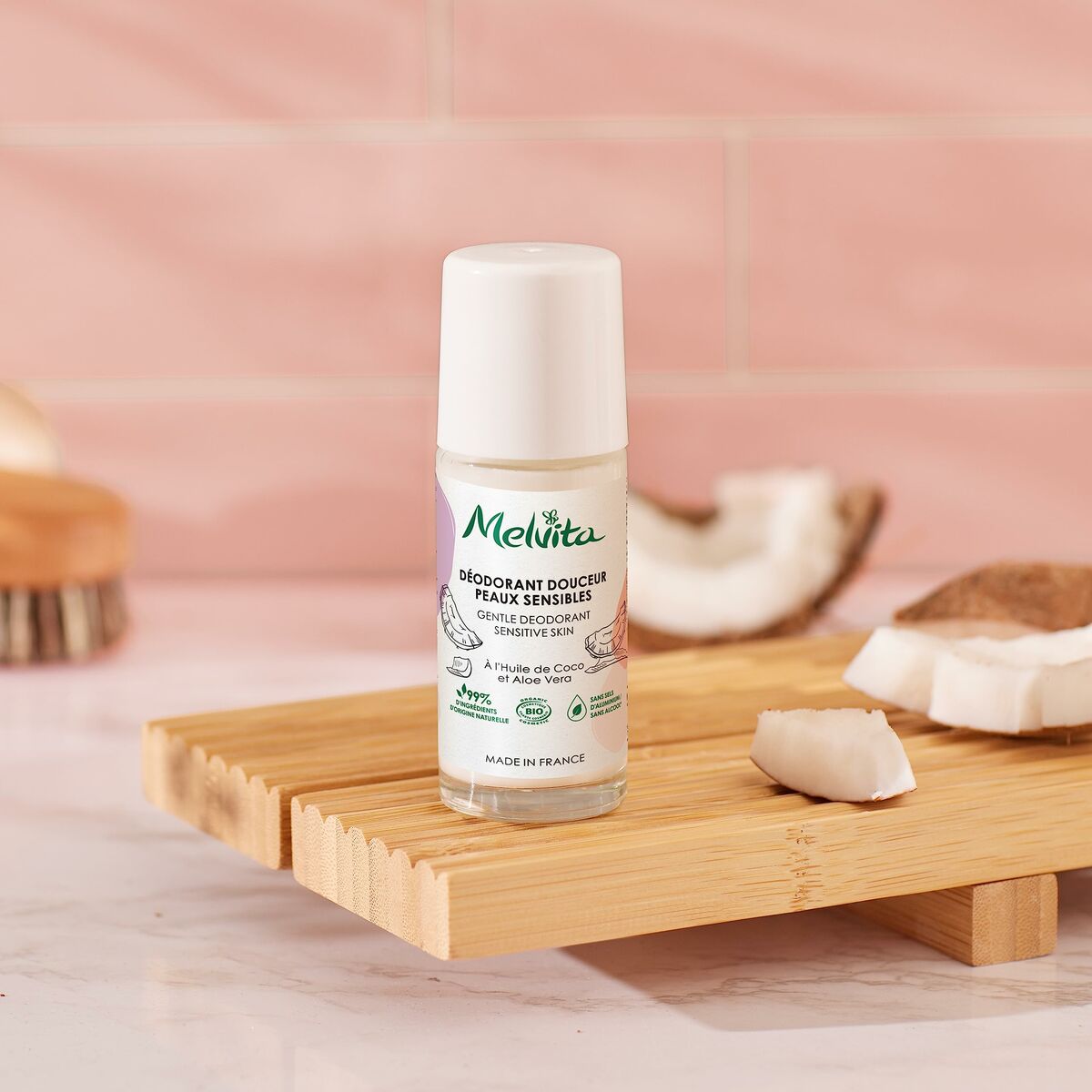 Roll-on deodorant Melvita Los Esenciales De Higiene 50 ml Känslig hud - 3