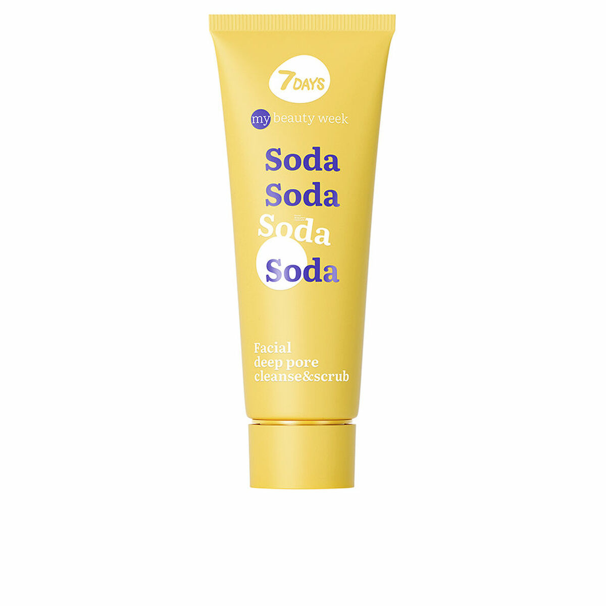 Ansiktsskrubb 7DAYS SODA 80 ml