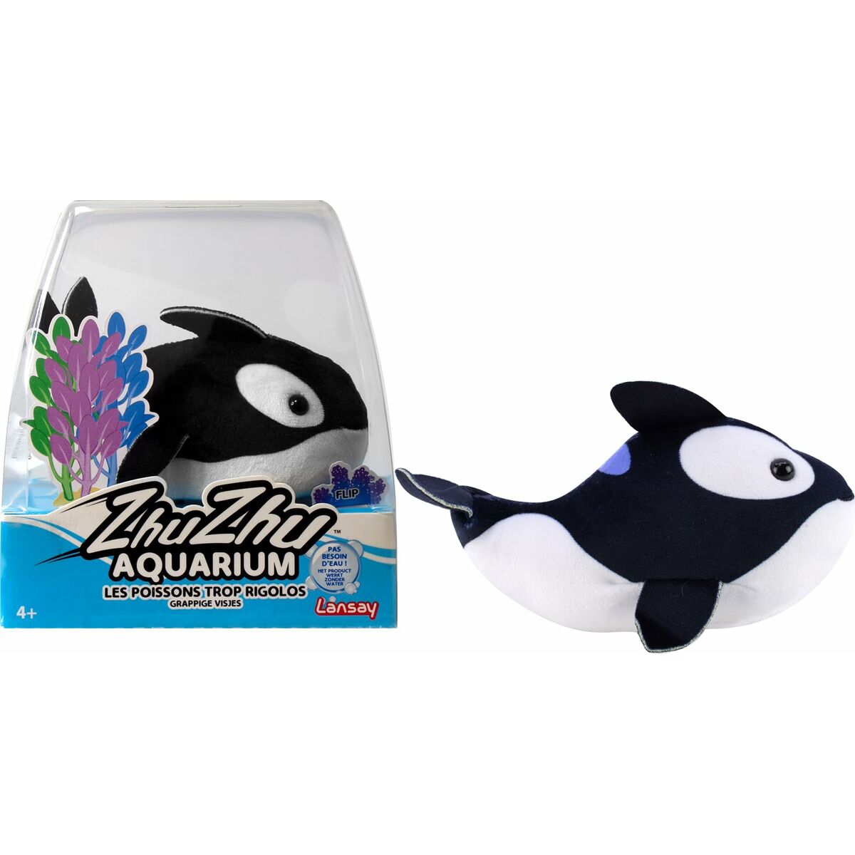 Leksaker Lansay Zhu Zhu Aquarium : Margot le petit orque - 2
