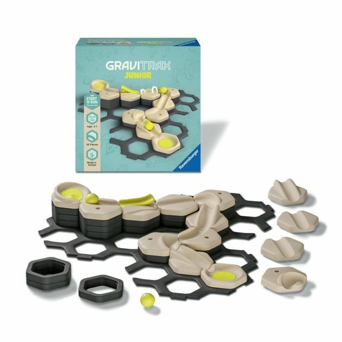 Byggsats Ravensburger Gravitax Junior Start and Run 38 Delar Expansion - 3