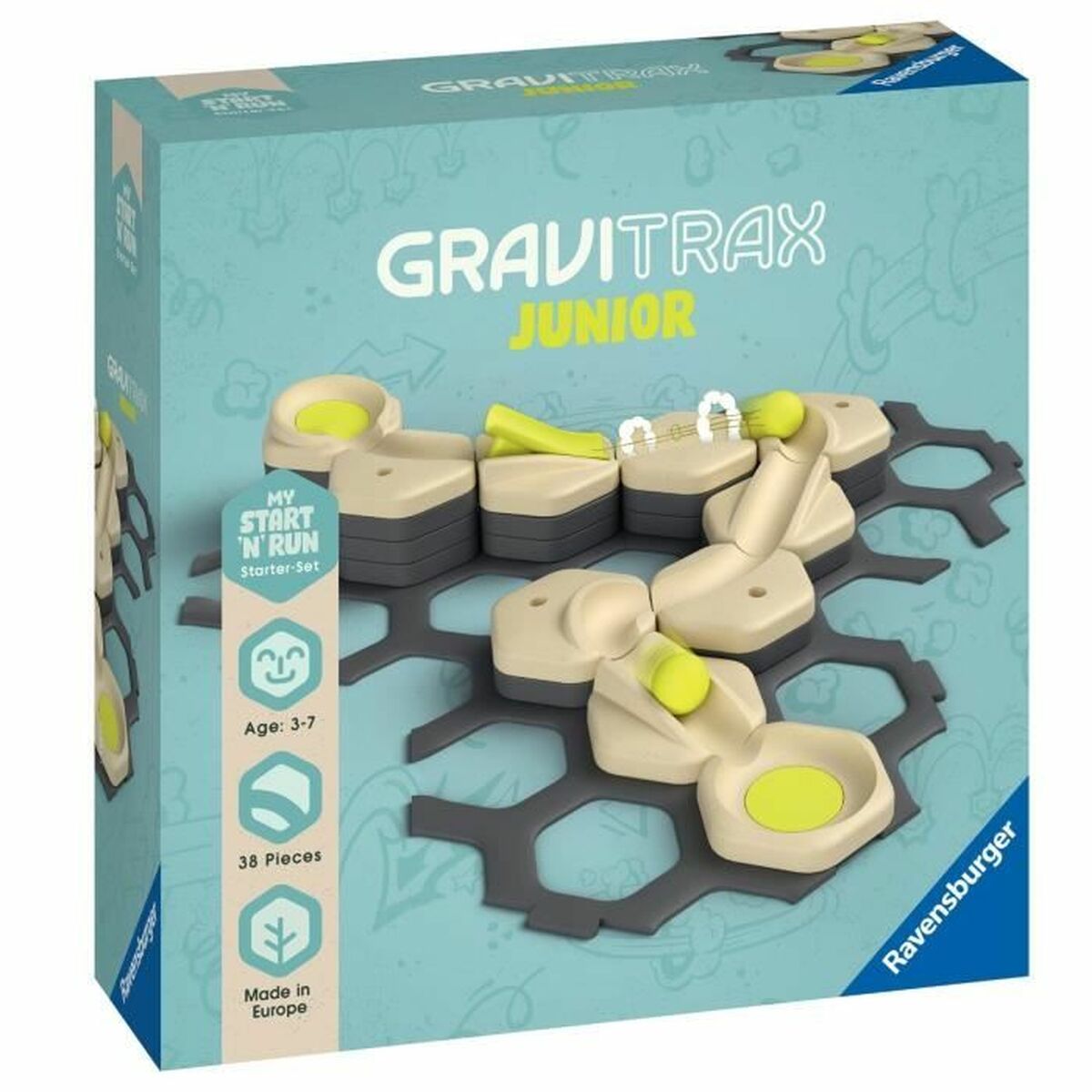 Byggsats Ravensburger Gravitax Junior Start and Run 38 Delar Expansion