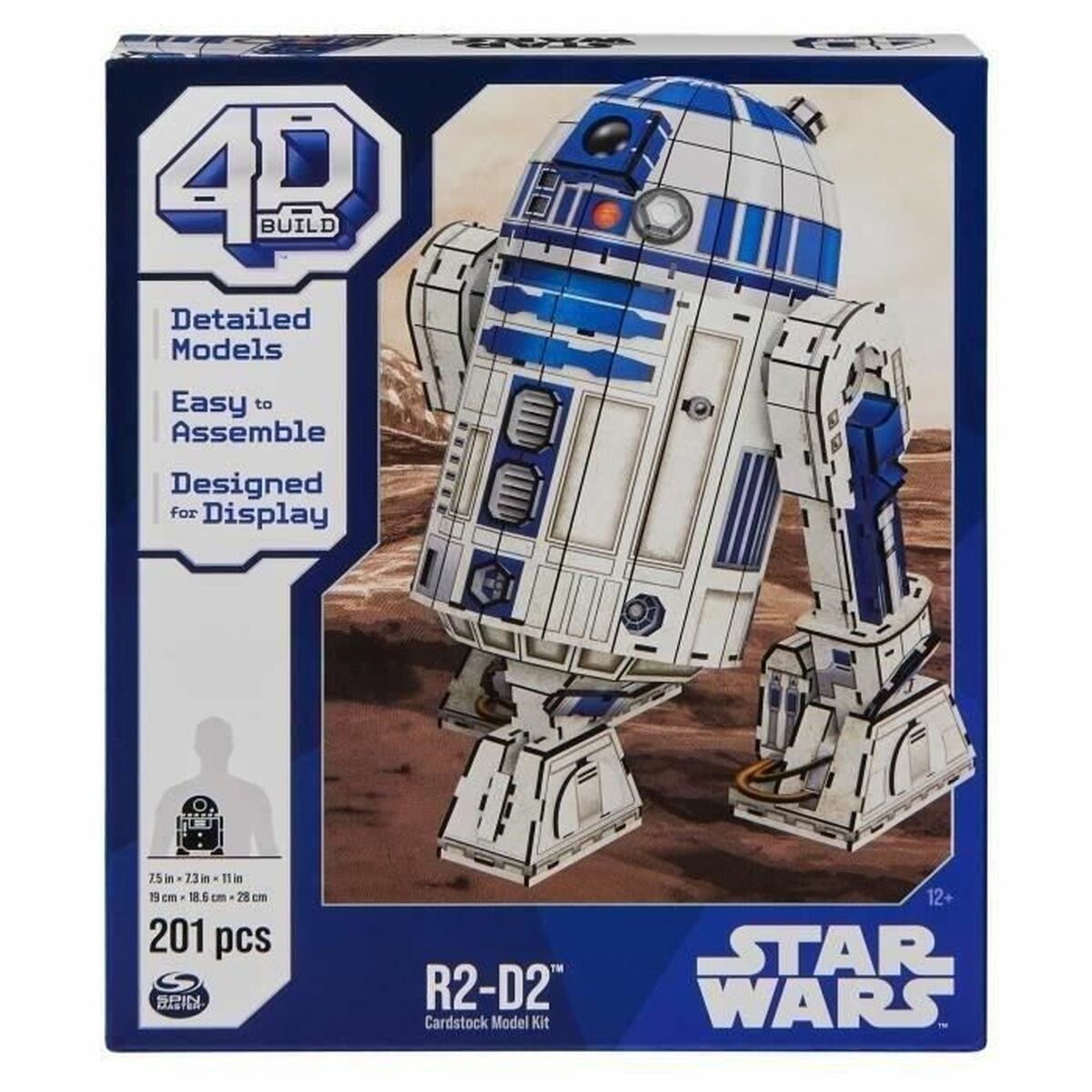 Byggsats Star Wars R2-D2 201 Delar 19 x 18,6 x 28 cm Vit Multicolour - 2