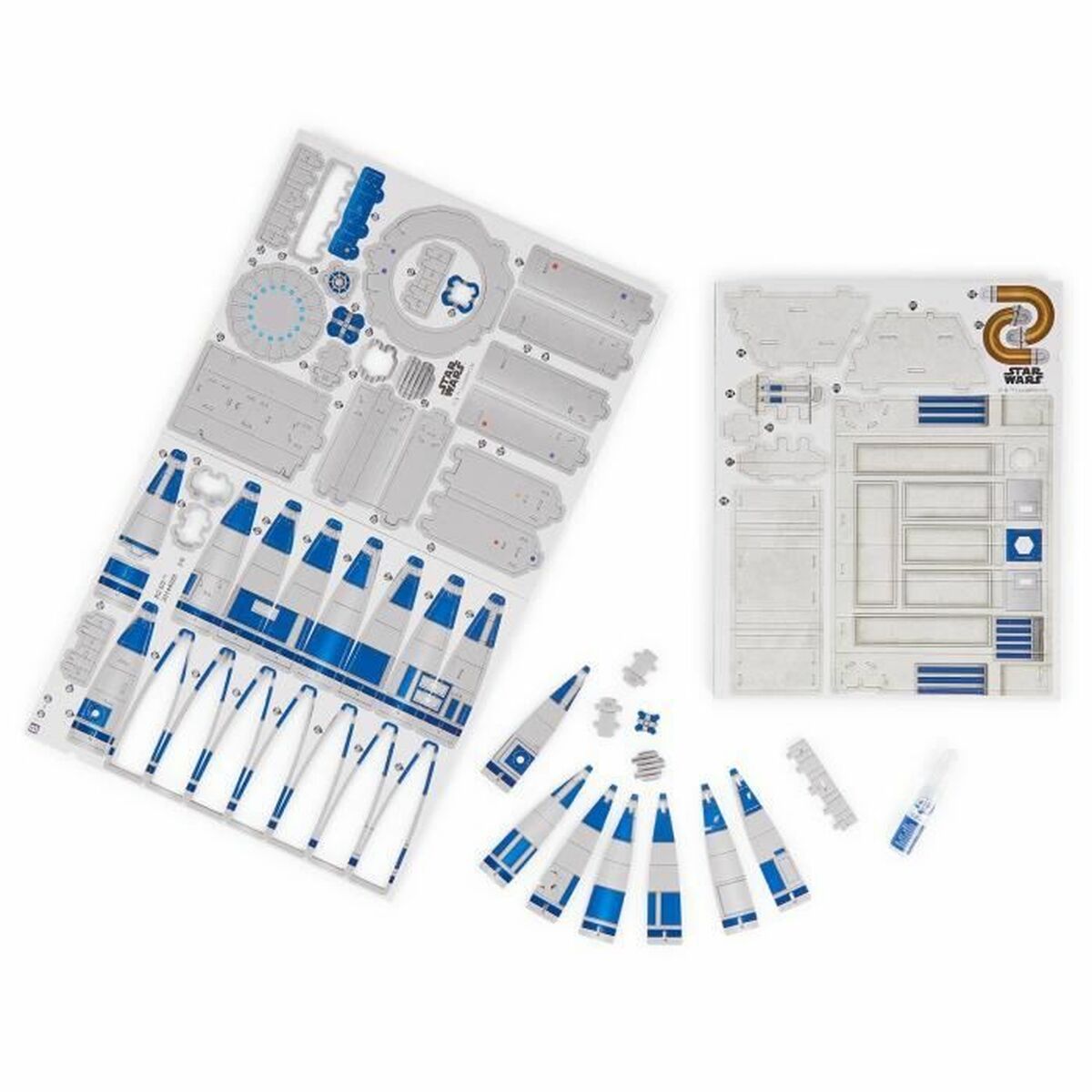 Byggsats Star Wars R2-D2 201 Delar 19 x 18,6 x 28 cm Vit Multicolour