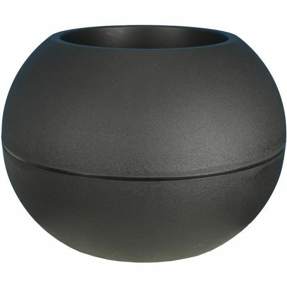 Kruka Riviera Svart Plast Rund Labda Ø 50 cm