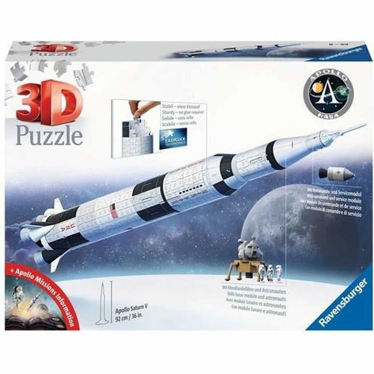 Pussel Ravensburger Saturn V space rocket