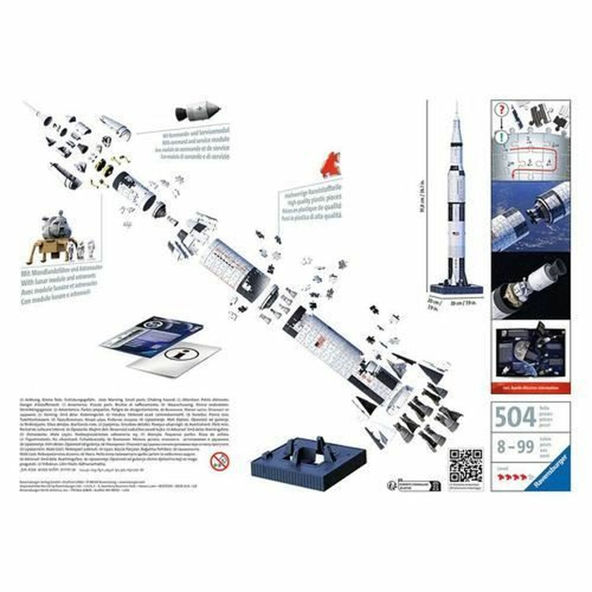 Pussel Ravensburger Saturn V space rocket - 2