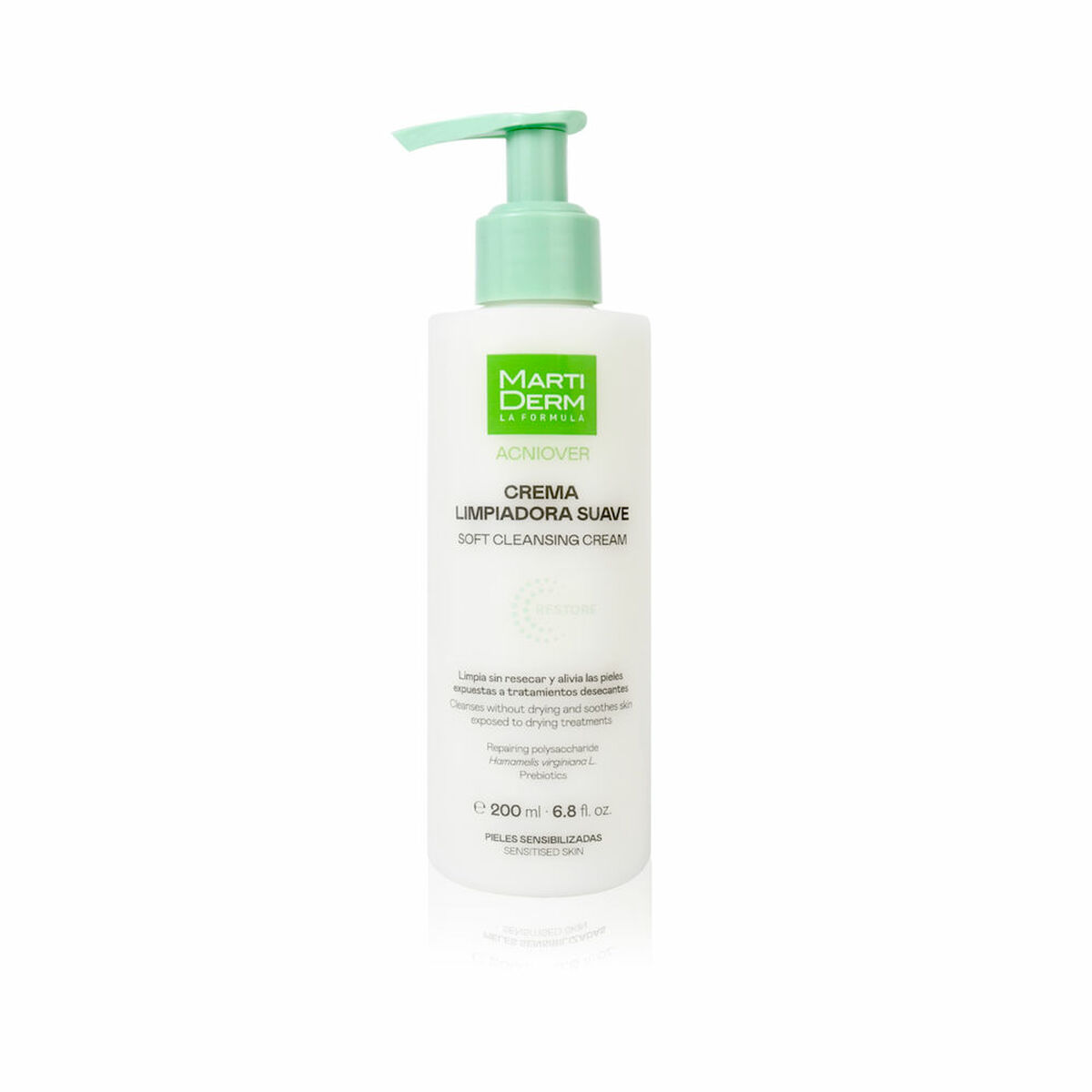 Rengörande ansiktsgel Martiderm ACNIOVER 200 ml