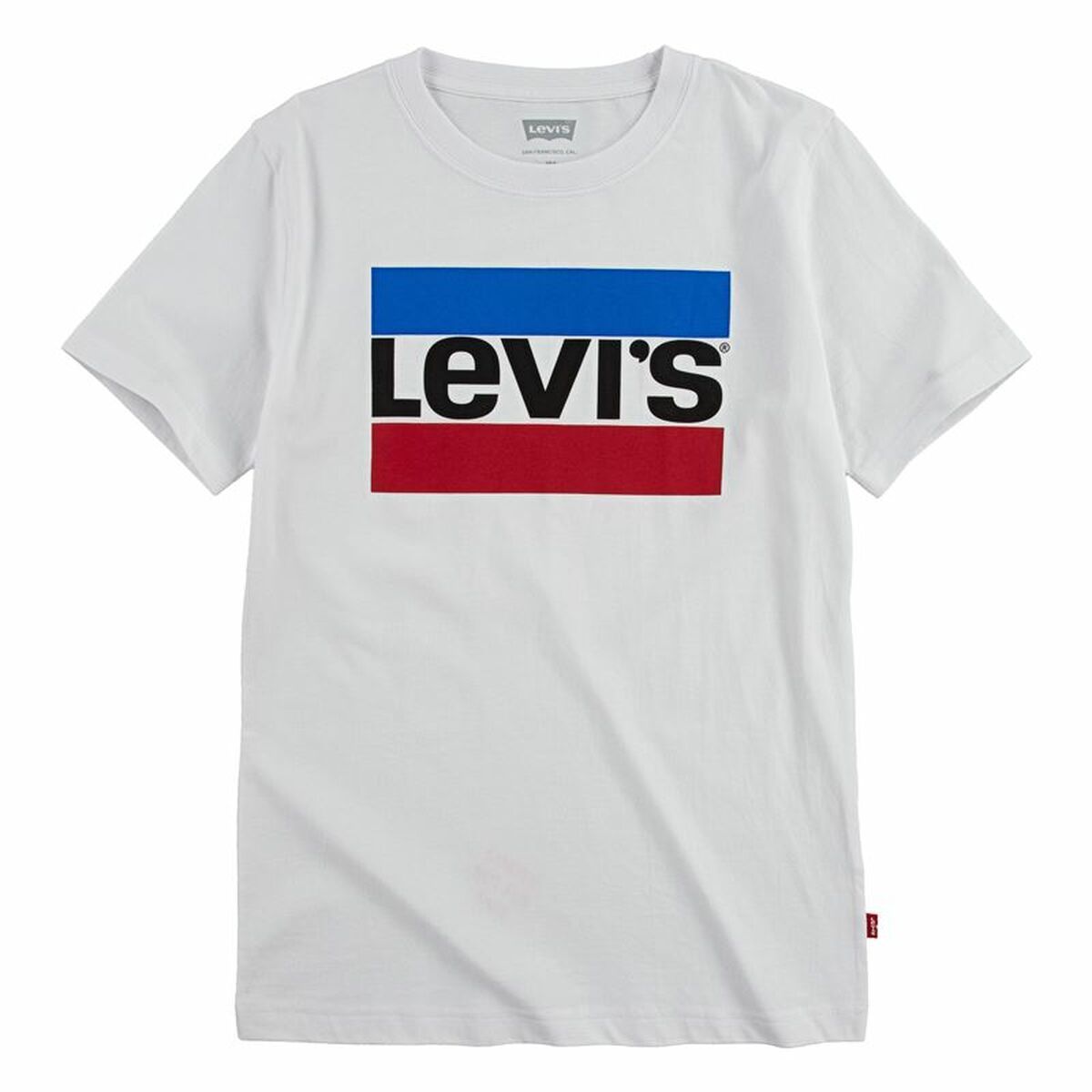 Barn T-shirt med kortärm Levi's 9E8568-001 Vit