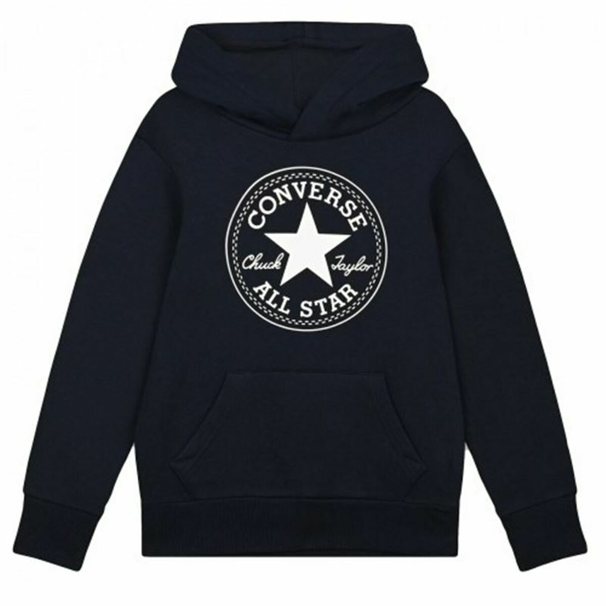 Tröja med huva Unisex Converse Ctp  Svart - 2