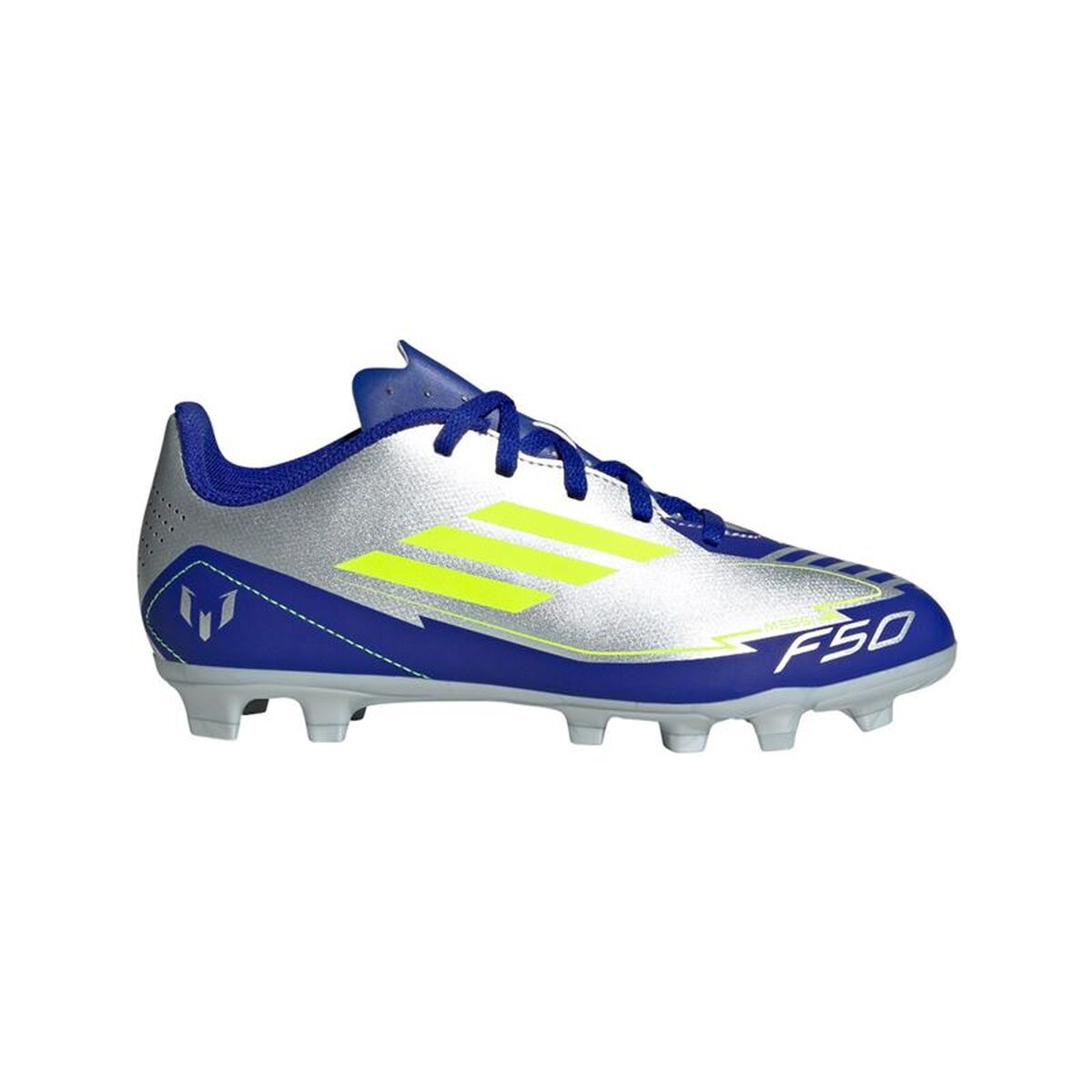 Fotbollsskor för barn Adidas F50 Club Fg/Mg Silvrig