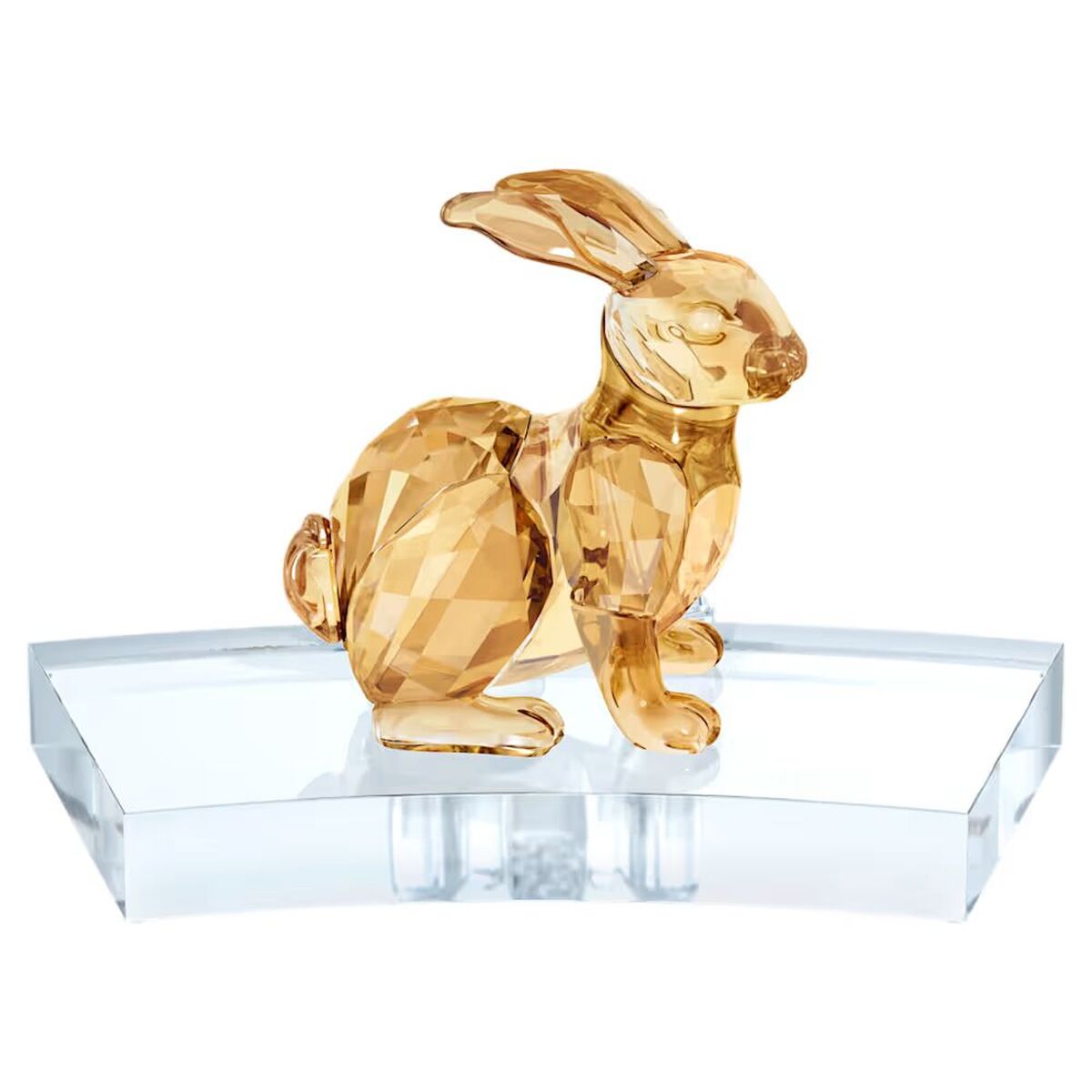 Prydnadsfigur Swarovski Rabbit Gyllene Kanin 13,6 x 8,3 x 8,8 cm