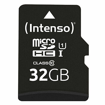 Micro-SD Minneskort med Adapter INTENSO 3423480 32 GB