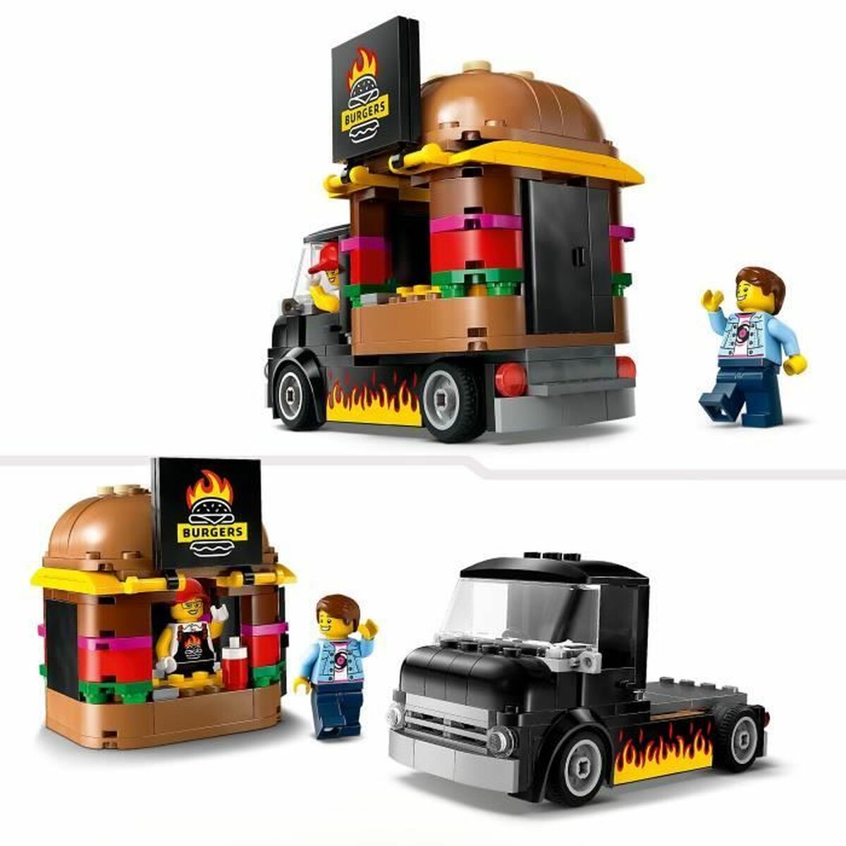 Byggsats Lego 60404 Hamburger truck Multicolour - 3