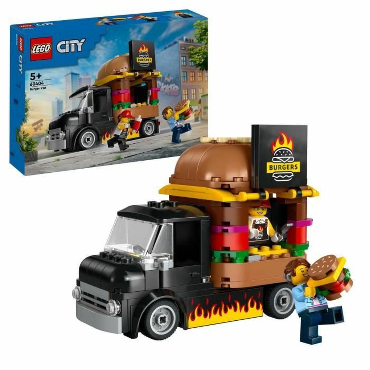 Byggsats Lego 60404 Hamburger truck Multicolour