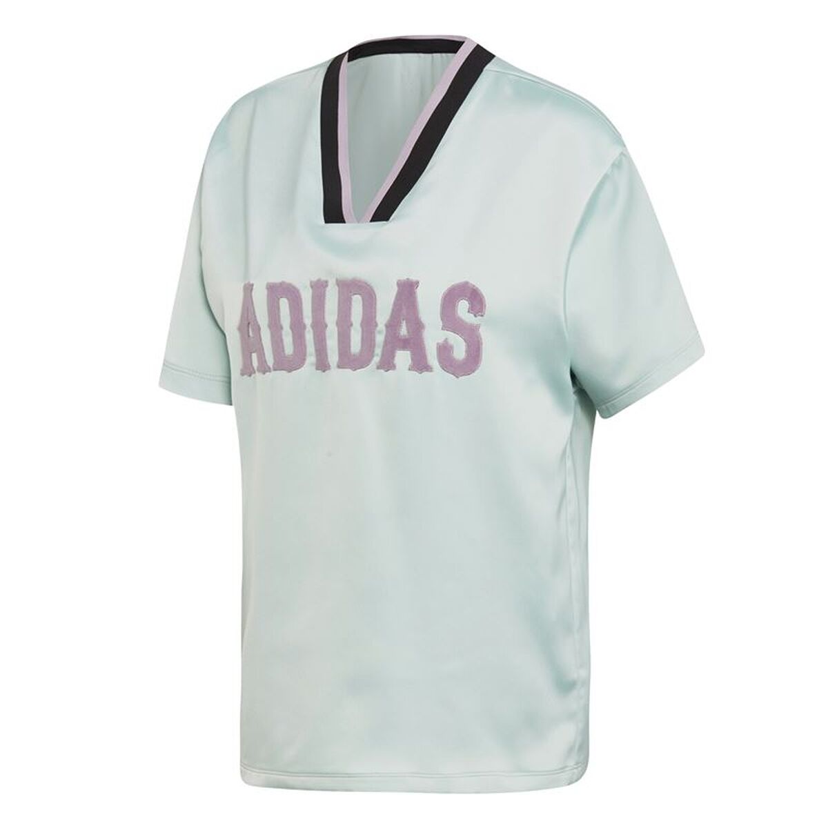 T-shirt med kortärm Dam Adidas Originals Boyfriend Aquamarine