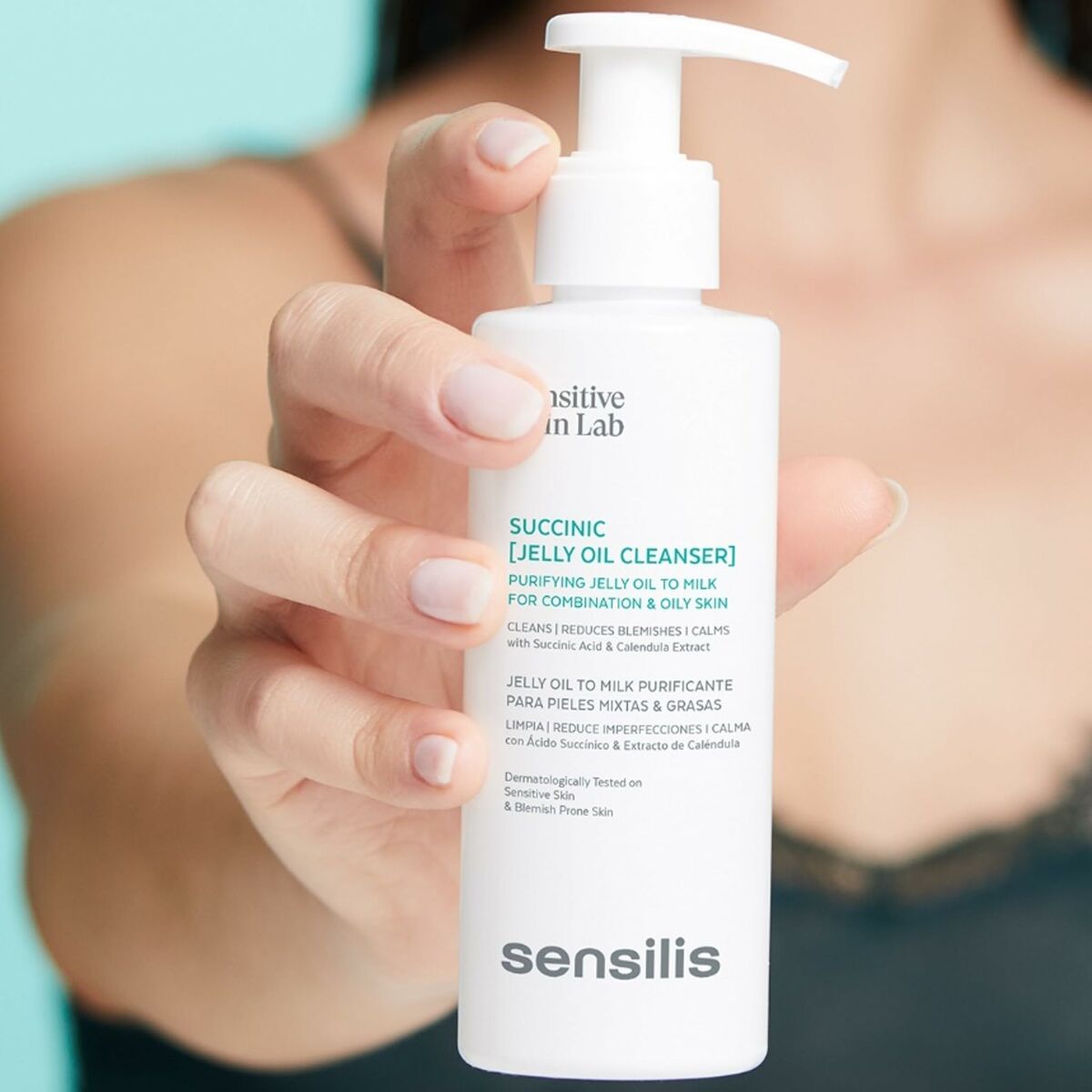 Rengörande ansiktsgel Sensilis SUCCINIC 150 ml - 2