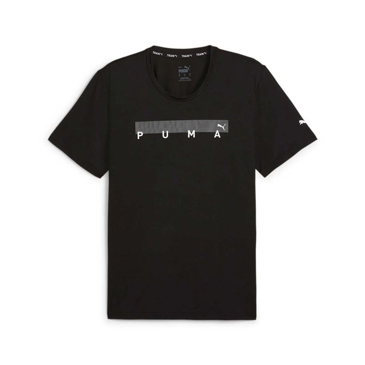 T-shirt med kortärm Herr Puma Energy Cloudspun Graphic Svart