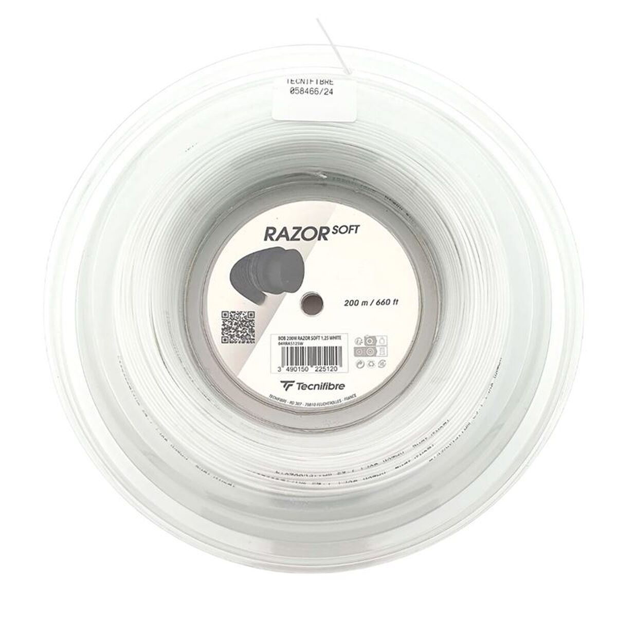 Racket sträng Tecnifibre Razor Soft Vit - 2