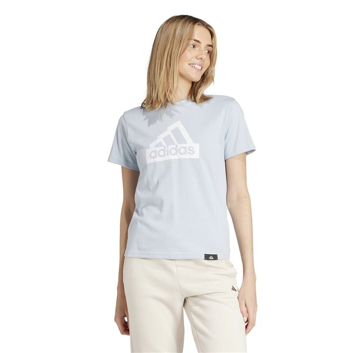 T-shirt med kortärm Dam Adidas Modern Essentials Graphic - 2
