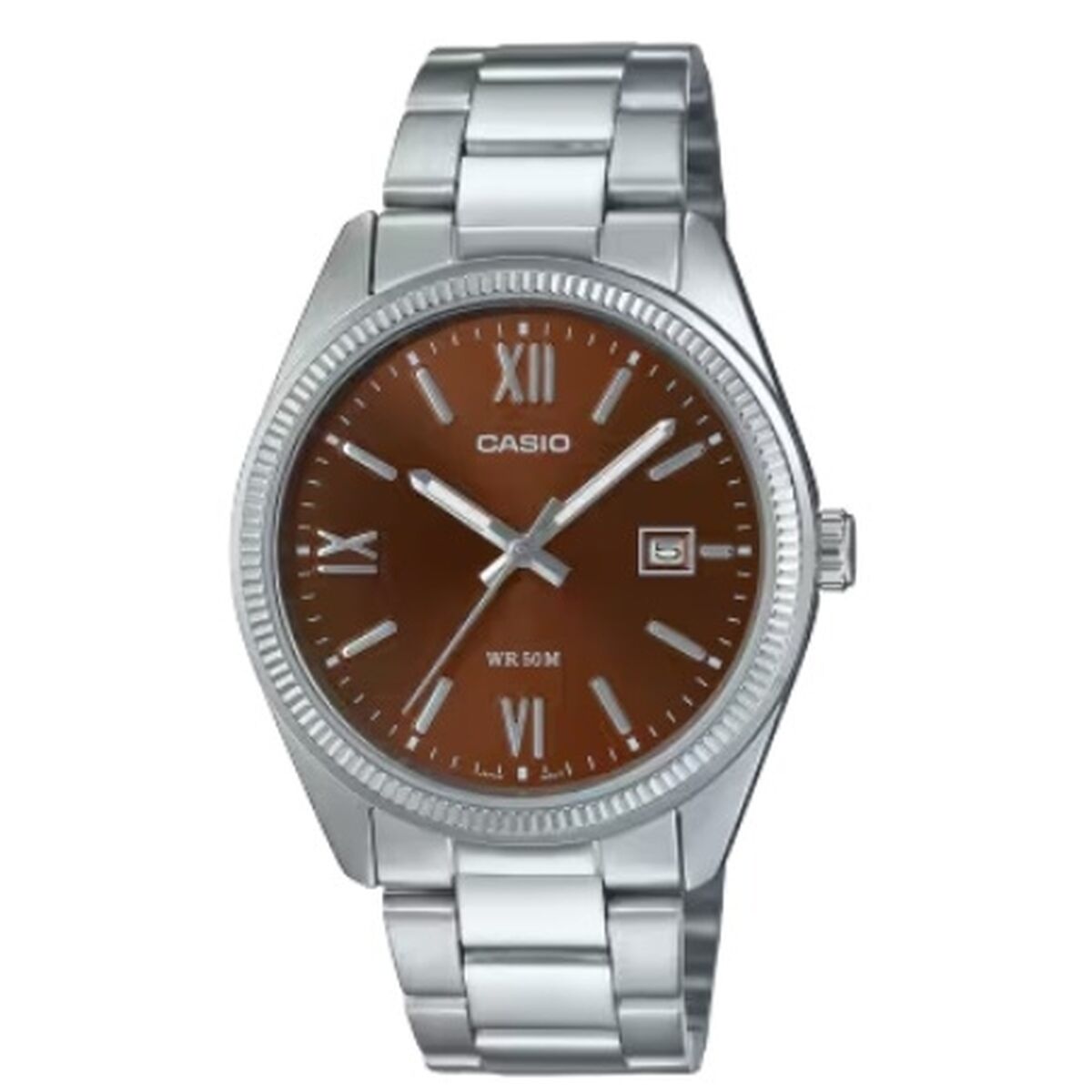 Herrklocka Casio DATE - BROWN - ARABS NUMBERS (Ø 38,5 mm)