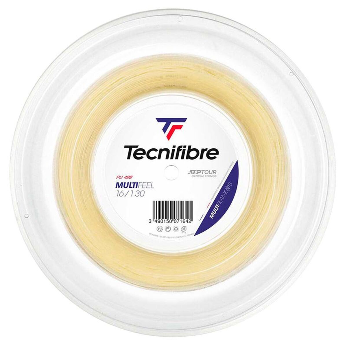 Racket sträng Tecnifibre Multifeel  Vit