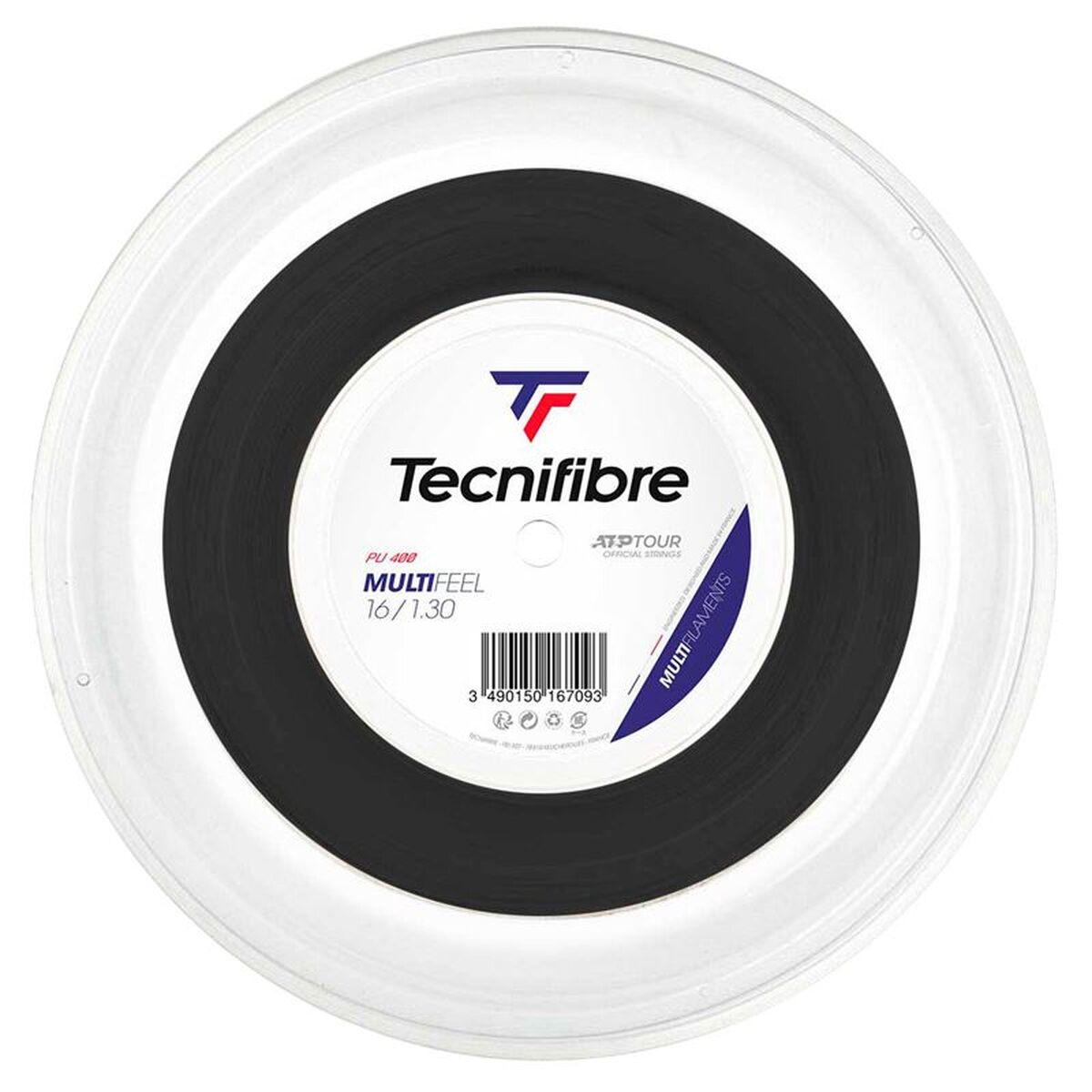 Racket sträng Tecnifibre Multifeel  Vit - 2