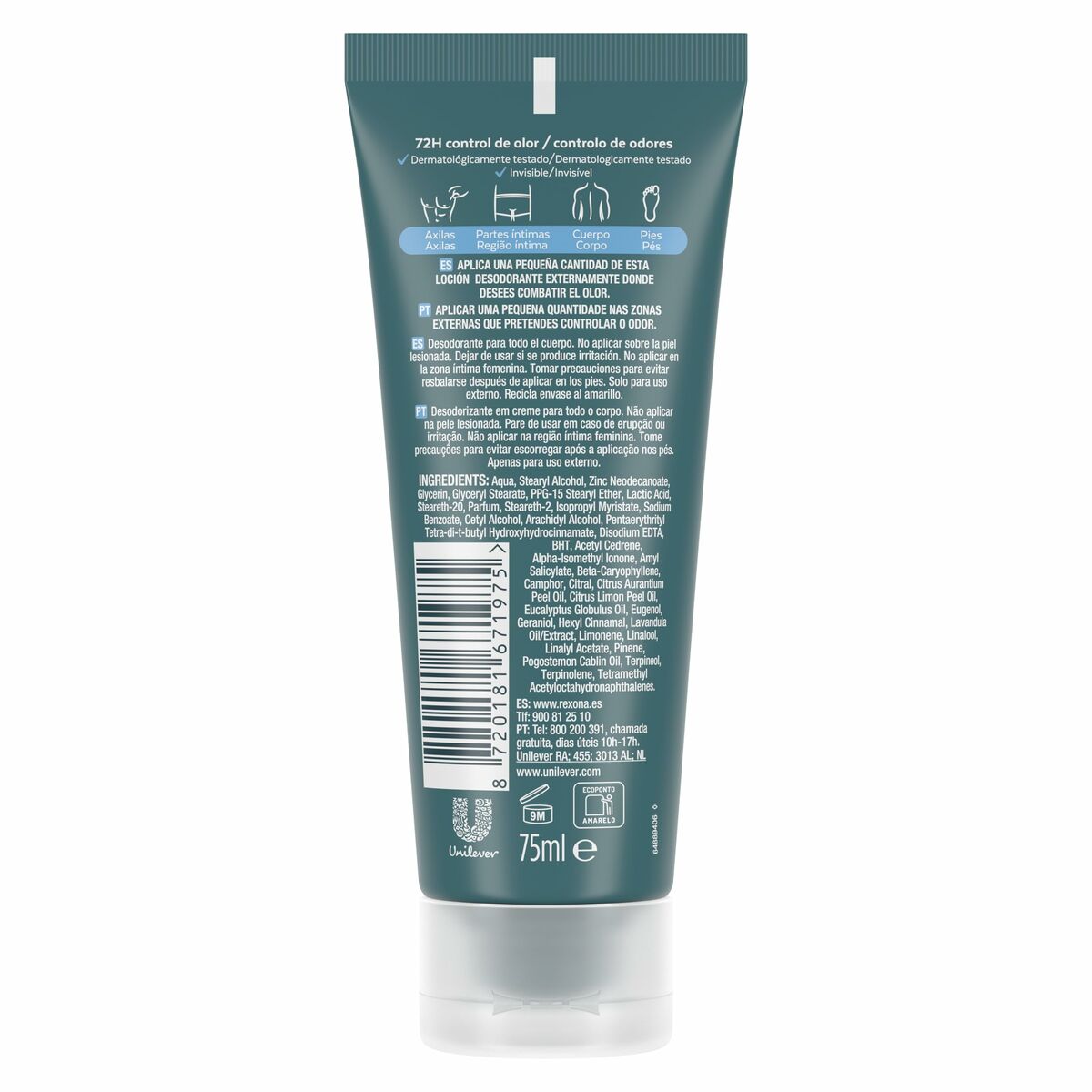 Deodorantkräm Rexona 5743 75 ml - 3