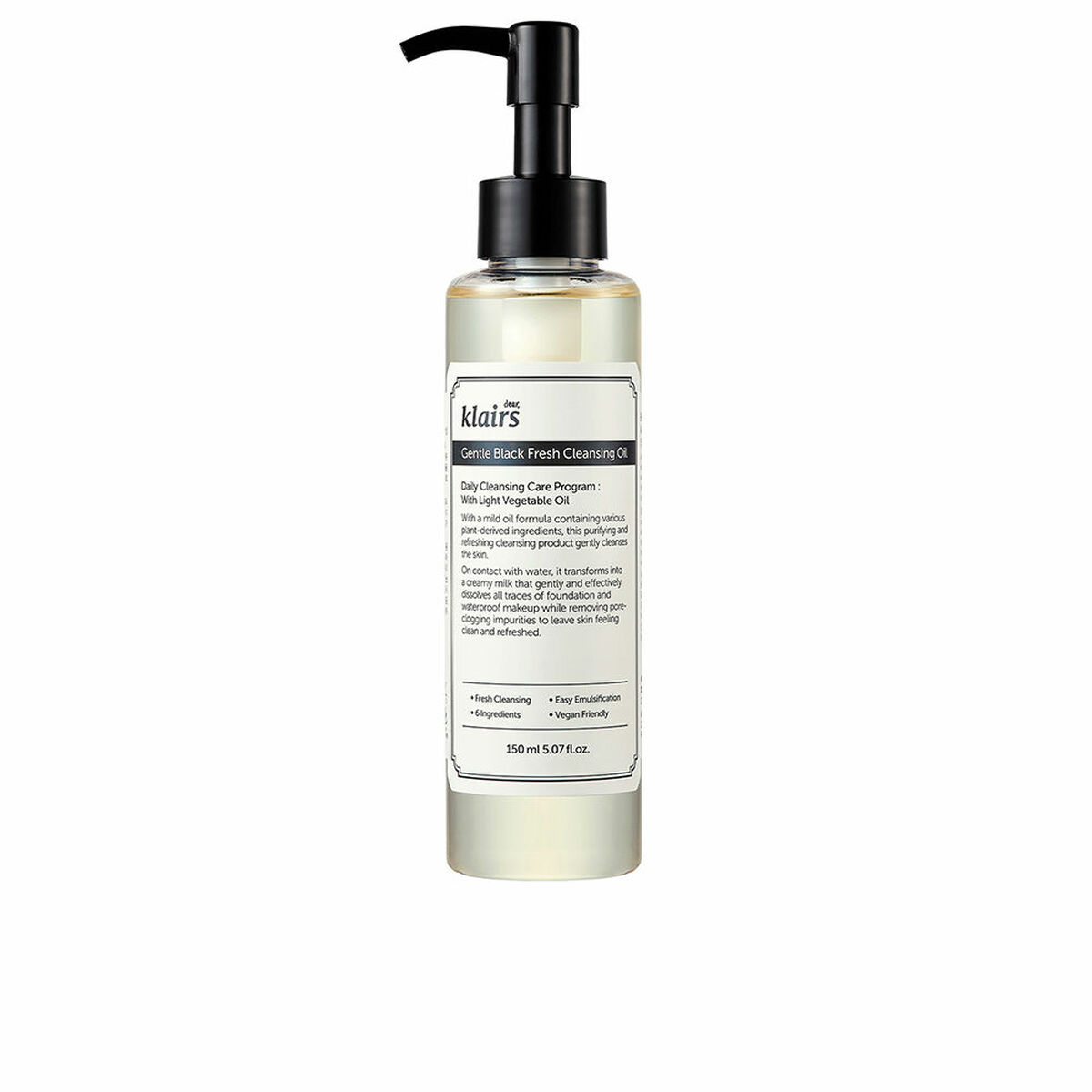 Tvål Klairs GENTLE BLACK 150 ml