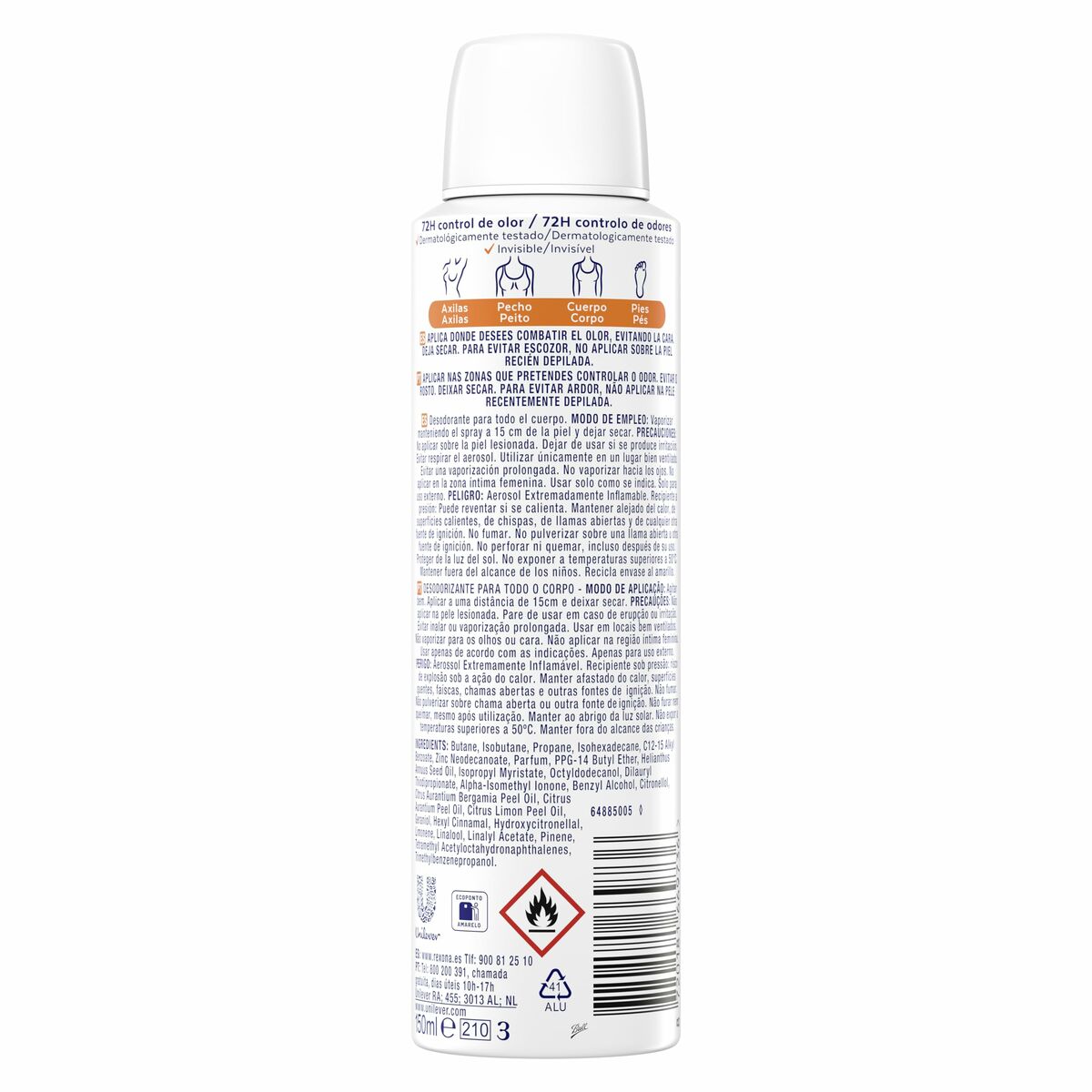 Deodorantspray Rexona REXONA FRESH CITRUS - 3