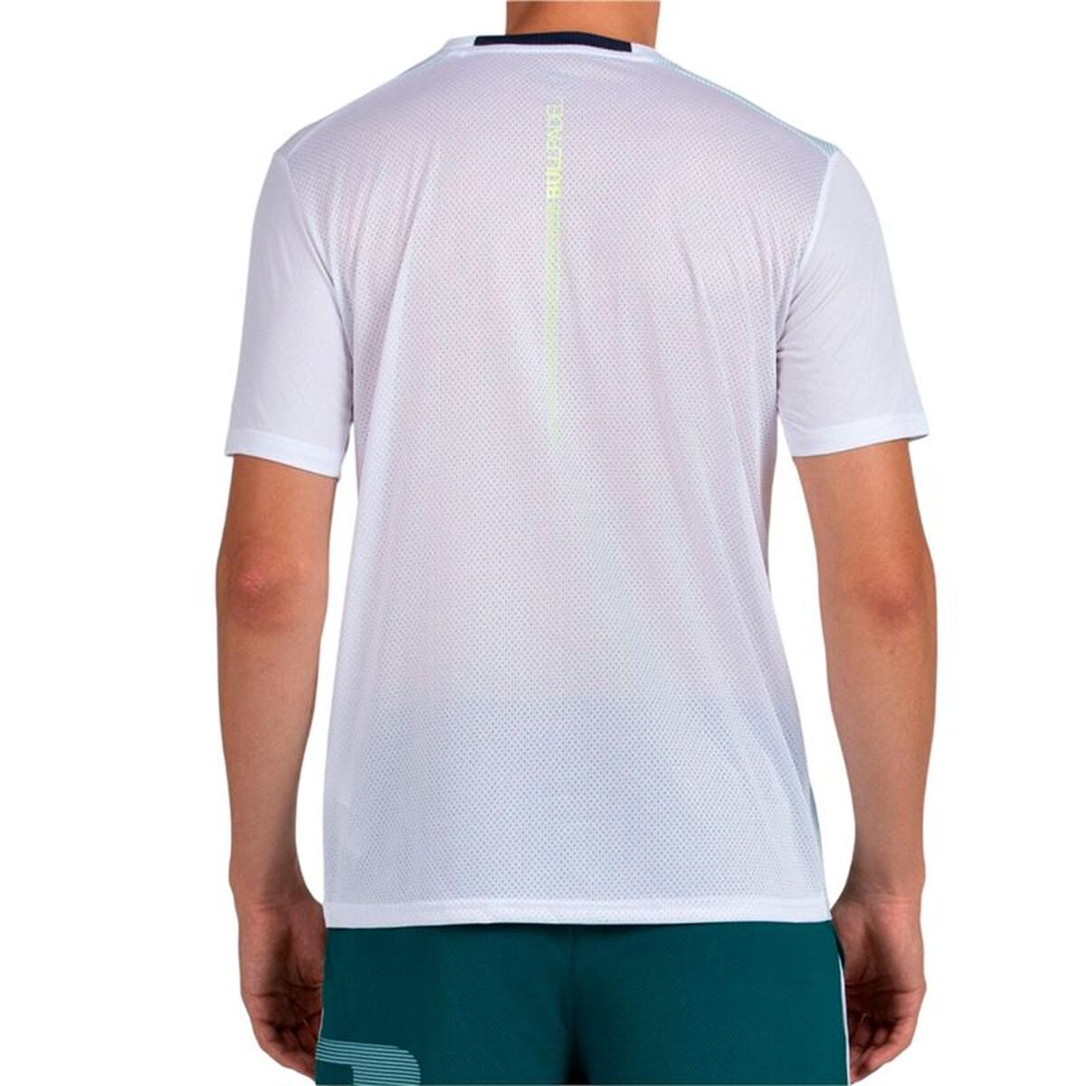 T-shirt med kortärm Herr Bullpadel Lagar 012 Vit - 2