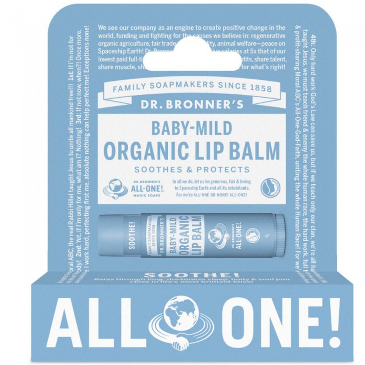 Cerat Dr Bronner's Baby Mild 4 g Kräm