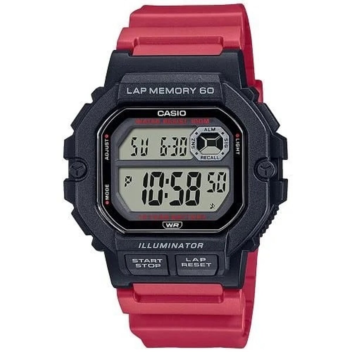 Herrklocka Casio ILLUMINATOR Svart (Ø 44,5 mm)